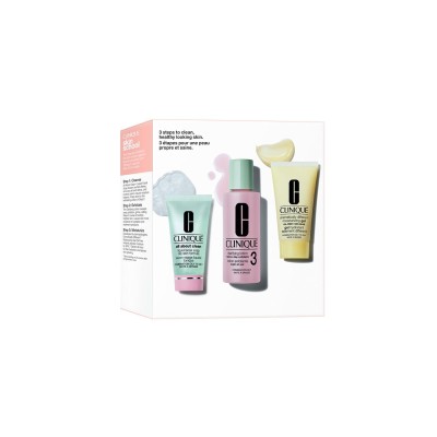 1 - Clinique Starter Kit Skincare Routine 3 Step Oily Skin