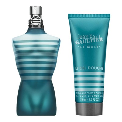1 - Jean Paul Gaultier Cofanetto Regalo Le Male Eau de Toilette 75ml + Shower Gel 75ml