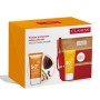 1 - Clarins Routine protezione solare anti-età - Viso & Corpo protetti.