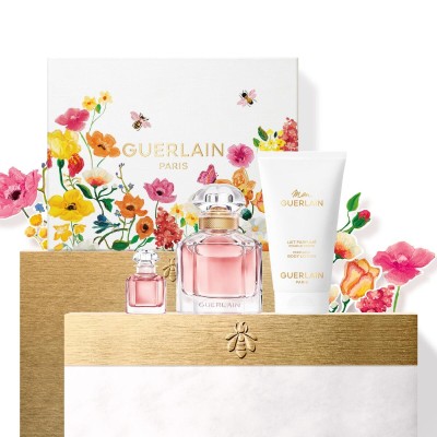 1 - Guerlain Mon - Coffret Eau De Parfum 50ml + 5ml + 75ml