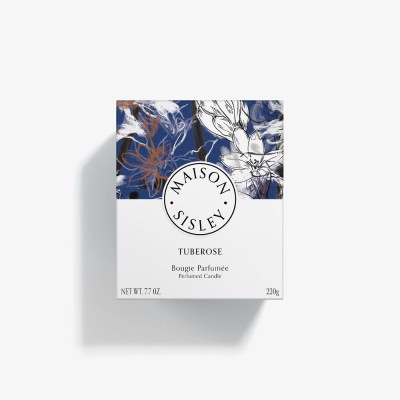 2 - Sisley Bougie Tuberose candela di cera Cilindro Balsamo, Benzoino, Pepe nero, Giacinto, Tuberosa, Vaniglia, Ylang-ylang Blu 