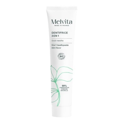 1 - Melvita Dentifrice 3-en-1 Dentifricio per rinfrescare l'alito 75 ml