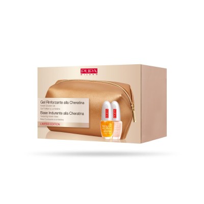 1 - PUPA Milano Gel Rinforzante Alla Cheratina 5ml & Base Indurente Alla Cheratina 5 ml