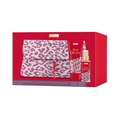 1 - PUPA Milano Red Queen, 001 Citrusy Blossom, Shower Milk 200 ml & Eau de Toilette 100 ml
