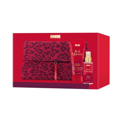 1 - PUPA Milano Red Queen, 004 Rich Flowery, Shower Milk 200 ml & Eau de Toilette 100 ml