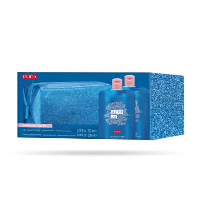 1 - PUPA Milano Glitter Lab 006 Sparkling Philter Shower Milk 200ml + Lightening Body Cream 200ml