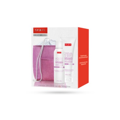 1 - PUPA Milano Home Spa Kit 001 Purificante Rinvigorente Purificante Rinvigorente Mousse Doccia 200 ml + Crema Corpo 250 ml