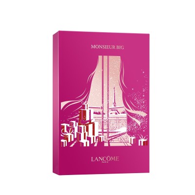1 - Lancôme Gift Set 2019 Monsieur Big Mascara 01 + Mini Khôl Crayon Yeux 01 + Mini L'Absolu Rouge 378 Rose Matte