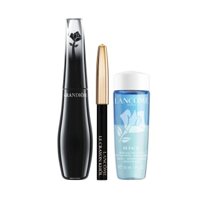 1 - Lancôme Gift Set XMAS 2020 Grandiôse Mascara 01 + Mini Khôl Crayon Yeux + Mini Bi-Facil 30ml