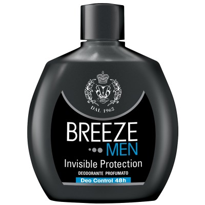 1 - BREEZE Men Invisible Protection Deodorante Squeeze 100ml