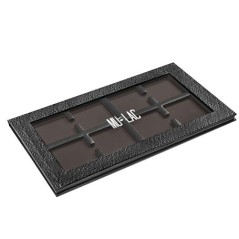 2 - Mulac Cosmetics Macramé Palette astuccio compatto per trucchi Nero
