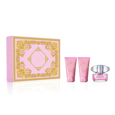 1 - Versace Bright Crystal Eau De Toilette 50ml + Lozione Corpo 50ml + Gel Doccia 50ml