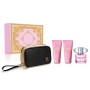 1 - Versace Bright Crystal Eau De Toilette 90ml + Lozione Corpo 100ml + Gel Doccia 100ml + Black & Gold Travel Beauty