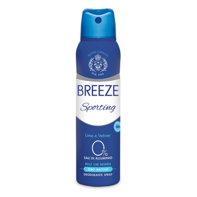1 - BREEZE Sporting Dedorante Spray Antimacchia 150ml
