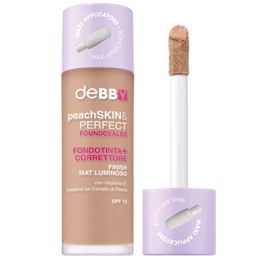 1 - deBBY peachSKIN&PERFECT FOUNDCEALER Bottiglia Liquido 04 HONEY