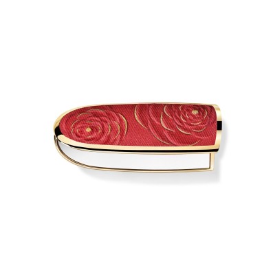 2 - Guerlain Rouge G Blooming Denim Red Rose Case