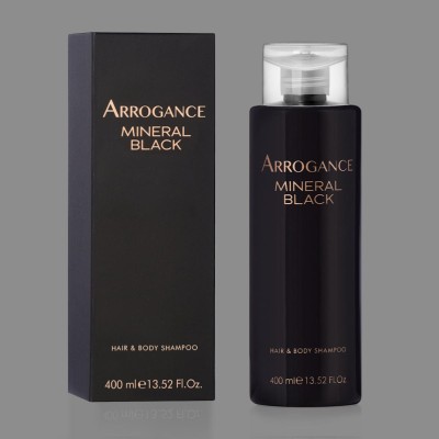 1 - Arrogance MINERAL BLACK Doccia Shampoo Corpo & Capelli 400 ml