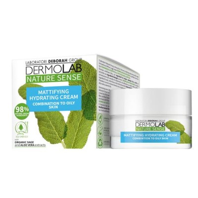 1 - Dermolab Nature Sense Mattifying Hydrating Cream crema idratante per il viso Donna 50 ml