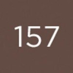 2 - Diego dalla Palma Makeupstudio - Matt Eyeshadows, 157 Wenge
