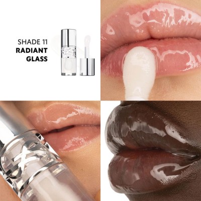 2 - Yves Saint Laurent Loveshine Plumping Lip Oil Gloss 11 Radiant Glass 6g