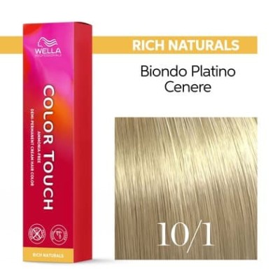 2 - Wella Professionals Color Touch Rich Naturals 10/1 Biondo Platino Cenere 60ml
