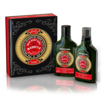 1 - Rudy Profumi Magnetic Bagno e Docciaschiuma 250 ml + Magnetic Acqua Corpo Profumata 250 ml