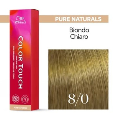 1 - Wella Professionals Color Touch Pure Naturals 8/0 Biondo Chiaro 60ml