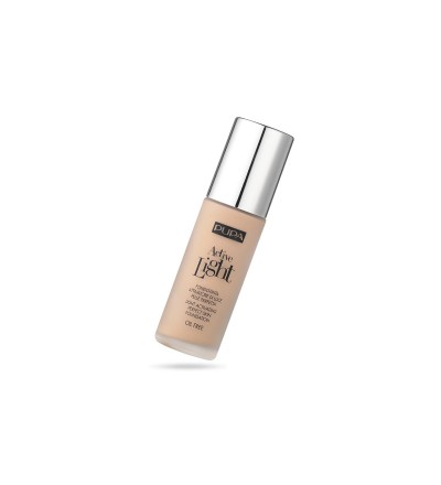 1 - PUPA Milano Active Light - Light Activating Foundation 040 Sand 30ml