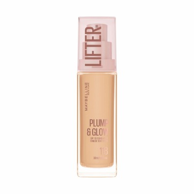 1 - Maybelline Lifter Plump & Glow SPF 15 Fondotinta 118 30ml