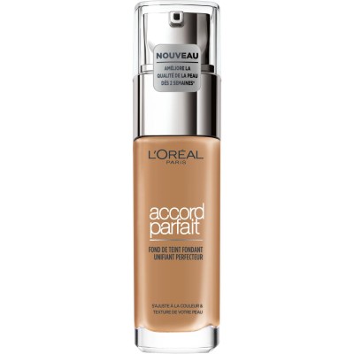 1 - L’Oréal Paris Make-Up Designer Accord Parfait Pump bottle liquid 8D Golden Cappuccino