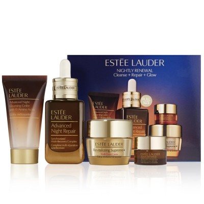 2 - Estée Lauder Nightly Revewal Set - Cofanetto Notte 50ml+30ml+15ml+5ml