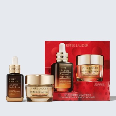 2 - Estée Lauder Serum + Moisturizer Skincare Set Lift + Firm + Glow