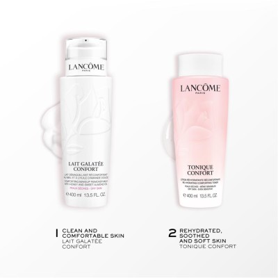 2 - Lancôme Confort Struccante Duo Set 400 ml + 400 ml