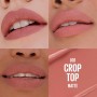 3 - Maybelline Maybe Its Lipstick Matte 001 Crop Top Opaco