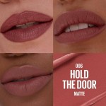 3 - Maybelline Maybe Its Lipstick Matte 006 Hold The Door