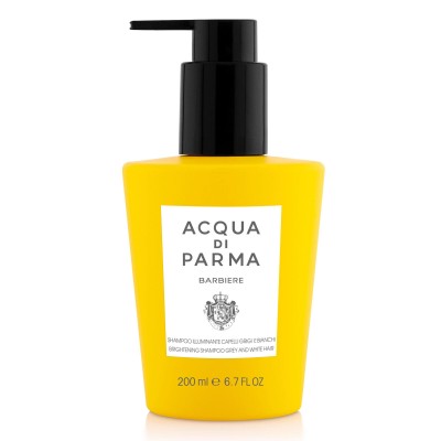 1 - Acqua di Parma Barbiere Shampoo Illuminante Capelli Grigi E Bianchi, 200 ml