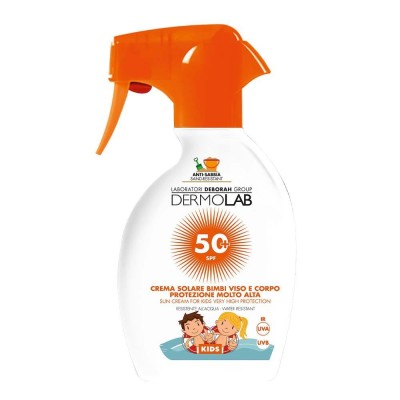 1 - Dermolab Crema Solare Bimbi Viso E Corpo Protezione Molto Alta SPF 50+ 250ml