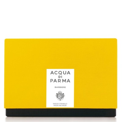 1 - Acqua di Parma Barbiere Yellow razor and brush, Proglide Fusion
