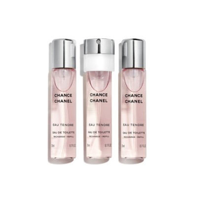1 - CHANEL Chance Eau Tendre Eau de Toilette Ricarica 3x20ml