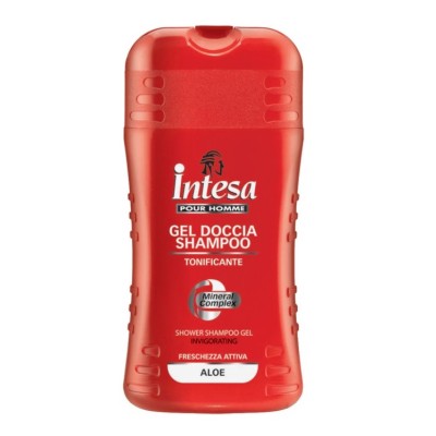 1 - Intesa Bath Shower Foam Aloe Shower gel Men Body & hair Wood 250 ml