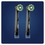 1 - Oral-B CrossAction Clean Maximiser Brush Heads 2 pz Nero