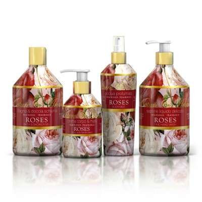 1 - Rudy Profumi Sapone Liquido Mani da 500 ml Nature&Arome Linea Roses