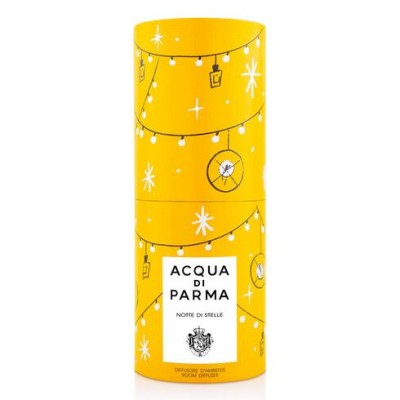 2 - Acqua di Parma Notte di Stelle diffusore di aromi Flacone di fragranza Malacca Nero, Trasparente, Giallo