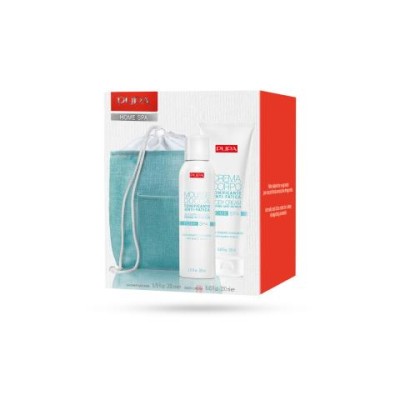 2 - PUPA Milano Kit Home Spa 006 Bamboo Extract Tonificante Anti-fatica Mousse Doccia 200ml + Crema Corpo 250ml