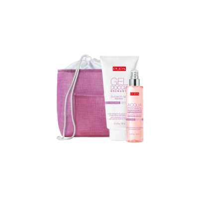 1 - PUPA Milano Home Spa Kits 001 Bladderwrack Extract Shower Gel 300ml + Scented Water Purifying Reinvigorating 150ml