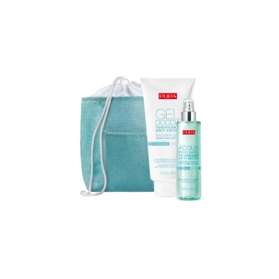 1 - PUPA Milano Kit Home Spa Tonificante Anti-fatica Gel Doccia 300ml + Acqua Profumata 150ml