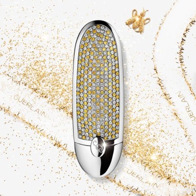 2 - Guerlain Rouge G Double mirror case, Golden Diamond