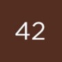 2 - Diego dalla Palma Semipermanent eyeliner, 42 Real Brown