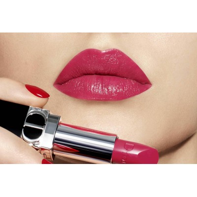 2 - Dior Rouge Satin 766 Rose Harpers 3.5g