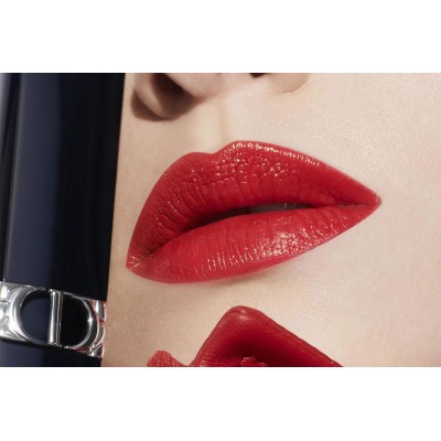 2 - Dior Rouge Metallic 999 Metallic Finish 3.5g